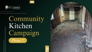 St. James Ithaca Community Kitchen Campaign Phase 2 Banner
